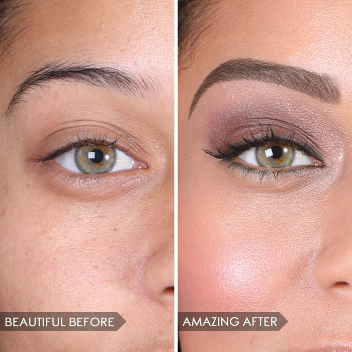 MIRENESSE BROW 4.3g/0.15oz / 4.Dark brown Secret Weapon Mighty Brow 48hr Shaping Gel 4. Dark Brown- Eyebrow