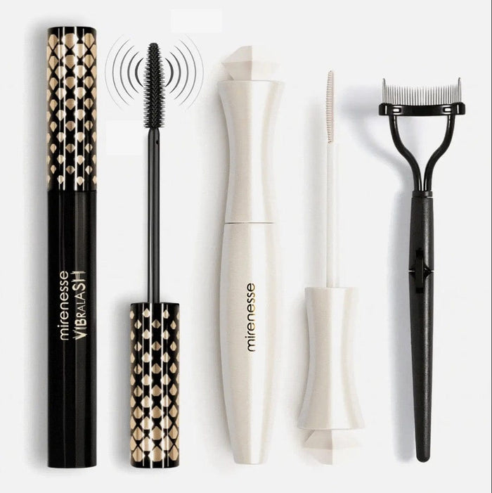 MIRENESSE MASCARA Secret Weapon Vibralash Automatic Tubing Mascara Mega Volume 3 PCE Kit
