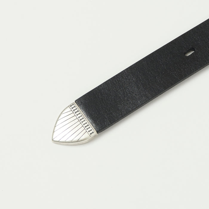 Shangri-La Heritage 'Rodeo' Leather Belt - Black