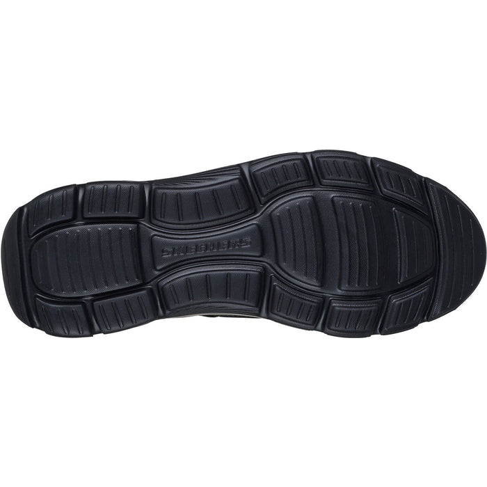 Skechers Arch Fit Garza Rowan Leather Men's Black Lace-Up Shoes