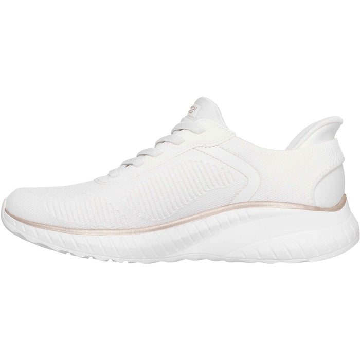 Skechers BOBS Sport Squad Chaos Textile Women's White/Gold Standard Trainers