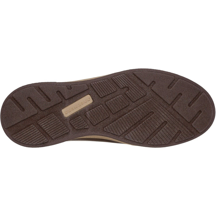 Skechers Cavell Sparkman Polyurethane Men's Chocolate Standard Lace-Up Shoes