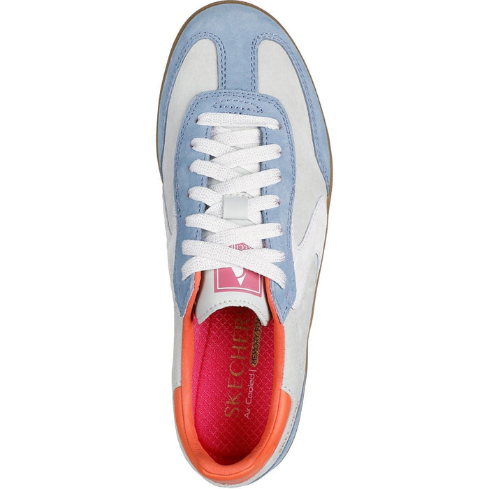 Skechers Hotshot For The Win Leather Women's Light Blue/Multi Trainers