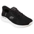 Skechers Mens Bounder 2.0 Emerged 232459-BKW Black/White Slip On Shoes