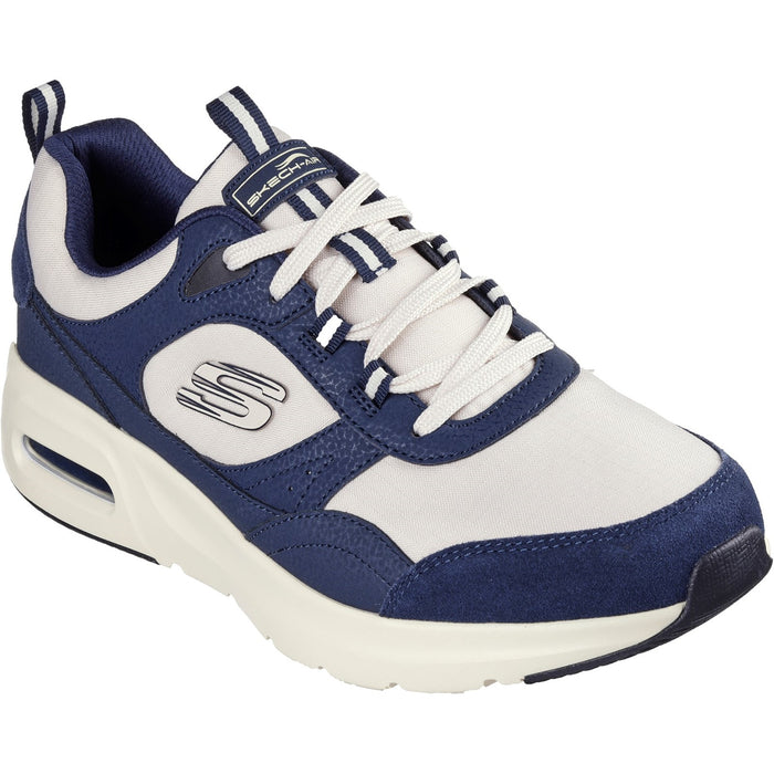 Skechers Mens Skech-Air Court - Yatton 232648-NVNT Navy/Natural Lace Up Shoes