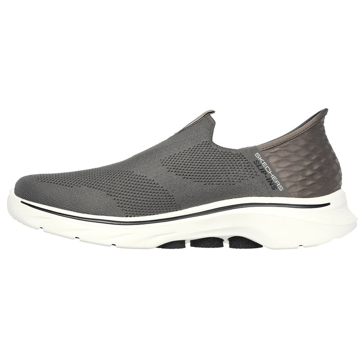Skechers Mens Skechers Slip-ins: GO WALK 7 - Easy On 2 216641-BRN Brown Slip On Shoes