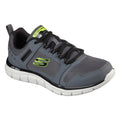 Skechers Mens Track Knockhill 232001-CCBK Charcoal/Black Lace Up Shoes