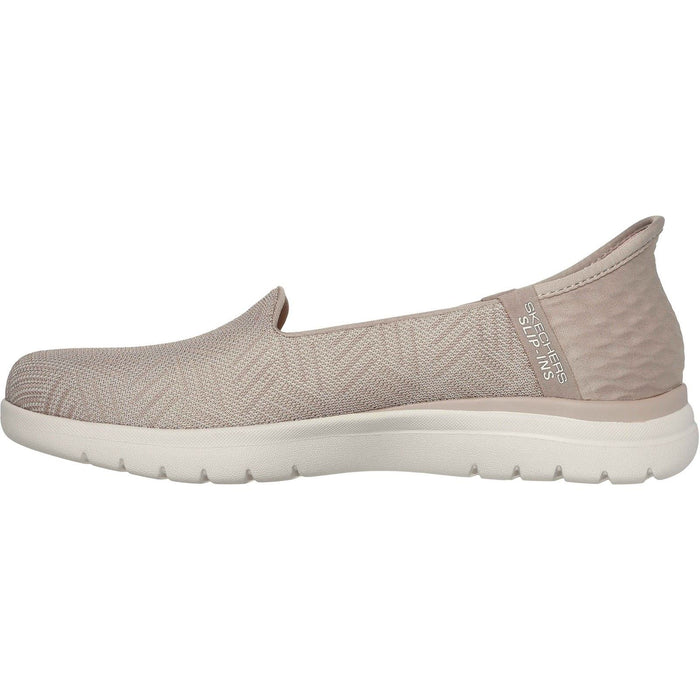 Skechers On-the-GO Flex - Clover Textile Women's Taupe Standard Trainers