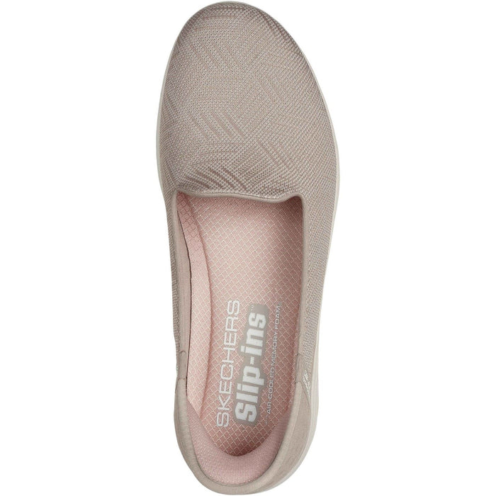 Skechers On-the-GO Flex - Clover Textile Women's Taupe Standard Trainers