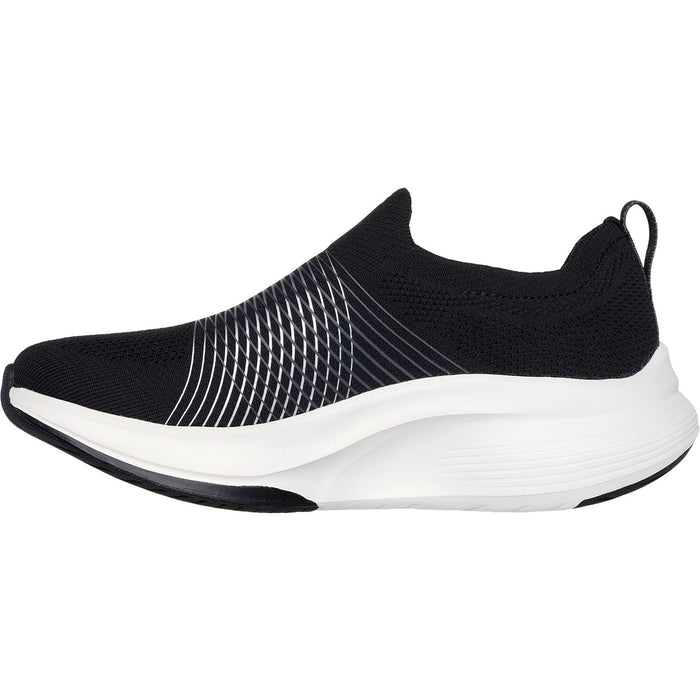 Skechers Womens GO WALK Max Walker Sally 125052-BKW Black/White Slip On Shoes