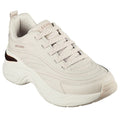 Skechers Womens Hazel Step N Flow 177575-NAT Natural Lace Up Shoes