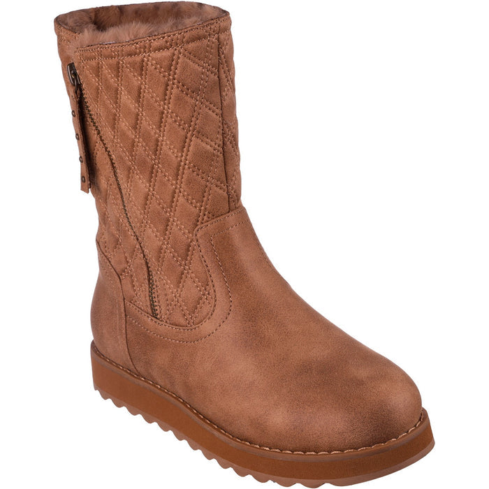 Skechers Womens Keepsakes 2.0 Morning Walks 167675-CSNT Chestnut Zip Shoes