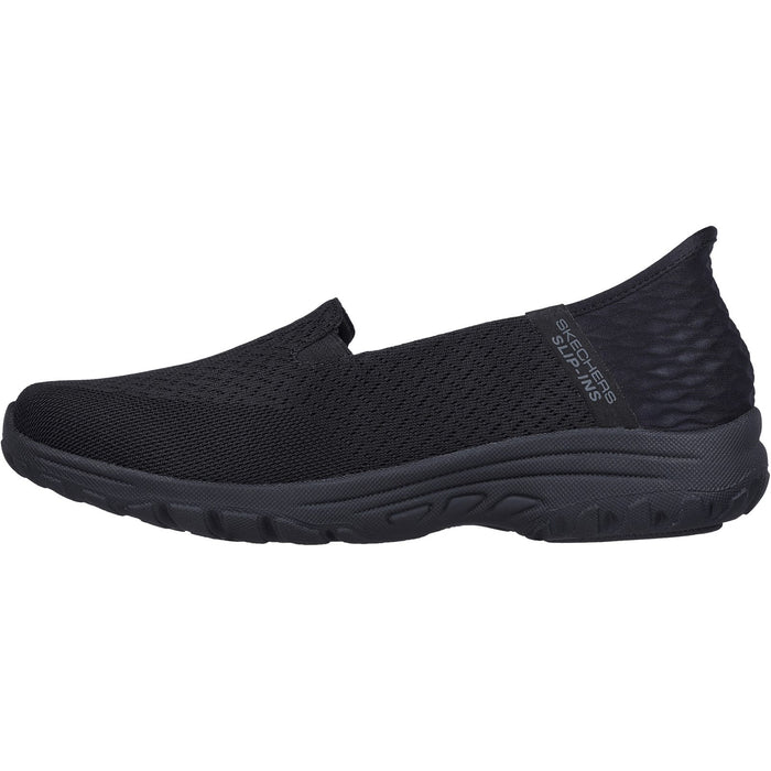 Skechers Womens Reggae Fest 2.0 Guiding 158698W-BBK Black Slip On Shoes