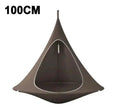 Mandotos SkyNest hanging hammock chair with soft fabric and sturdy support, perfect for relaxing indoors or outdoors.
