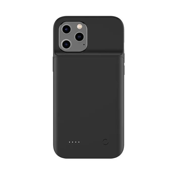 Mandotos Smart Clip-On Power Bank attached to a smartphone, portable charging device with compact design and USB ports.