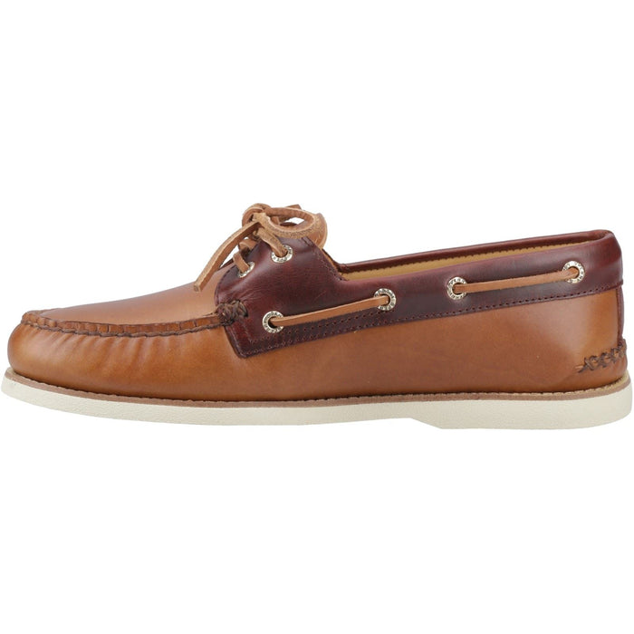 Sperry Authentic Gold Cup Leather Men's Tan/Brown Boat Shoes