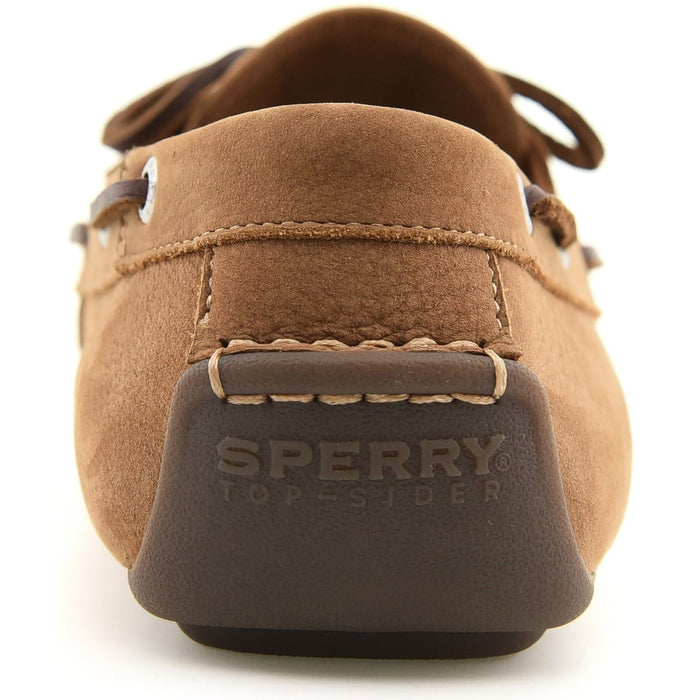Sperry Orland 2-Eye Driver Leather Men's Tan Boat Shoes