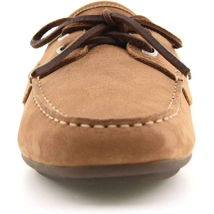 Sperry Orland 2-Eye Driver Leather Men's Tan Boat Shoes