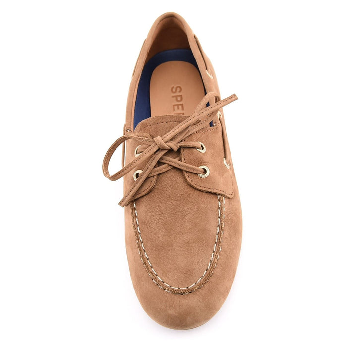 Sperry Slim Boat Leather Women's Tan Boat Shoes