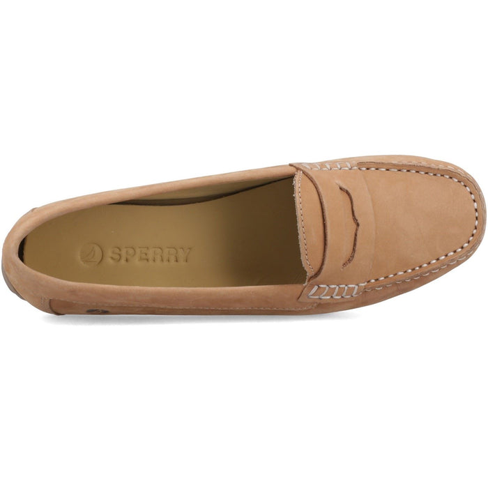 Sperry Tubarao Slip On Nubuck Women's Tan Moccasins Shoes