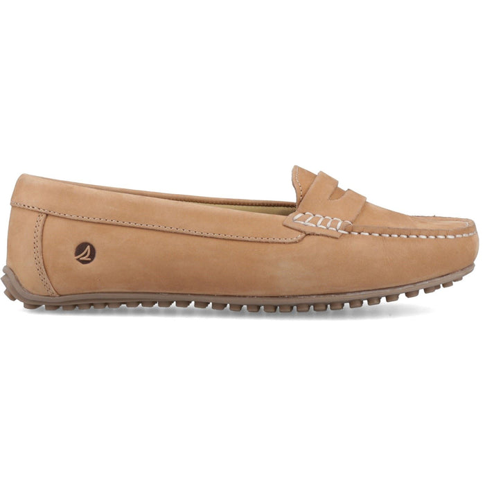 Sperry Tubarao Slip On Nubuck Women's Tan Moccasins Shoes
