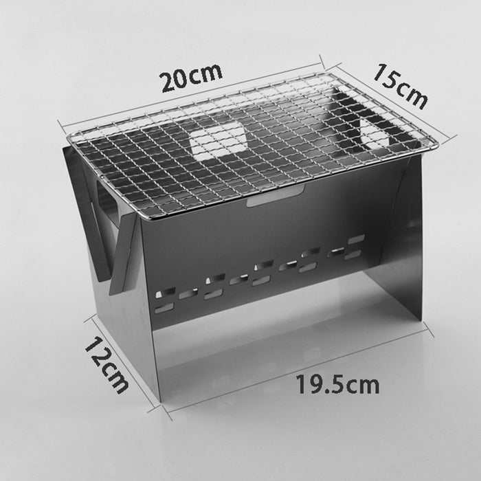 Stainless Steel Portable X-shaped Grill