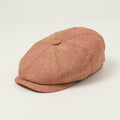 Stetson Hatteras Classic Linen Bakerboy Cap - Red