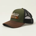 Stetson 'Speed Shop' Trucker Cap - Olive/Brown