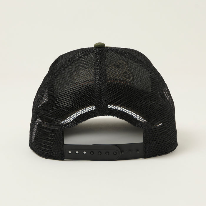 Stetson 'Speed Shop' Trucker Cap - Olive/Brown