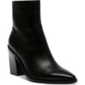 Steve Madden Elene women's leather boot by Mandotos International, featuring a sleek design and ankle-height style.
