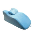 Mandotos stomach sleeper pillow with ergonomic design for comfortable side and stomach sleeping support.
