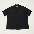 Style Eyes Short Sleeve Rayon Bowling Shirt - Black