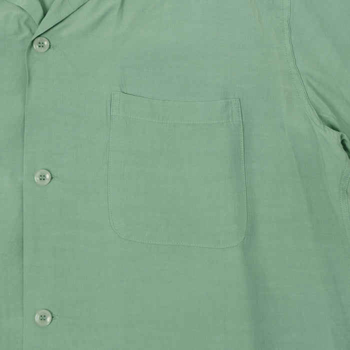 Style Eyes Short Sleeve Rayon Bowling Shirt - Mint Green