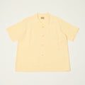 Style Eyes Short Sleeve Rayon Bowling Shirt - Off White