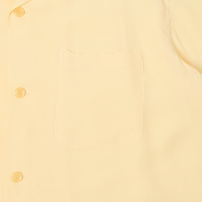 Style Eyes Short Sleeve Rayon Bowling Shirt - Off White