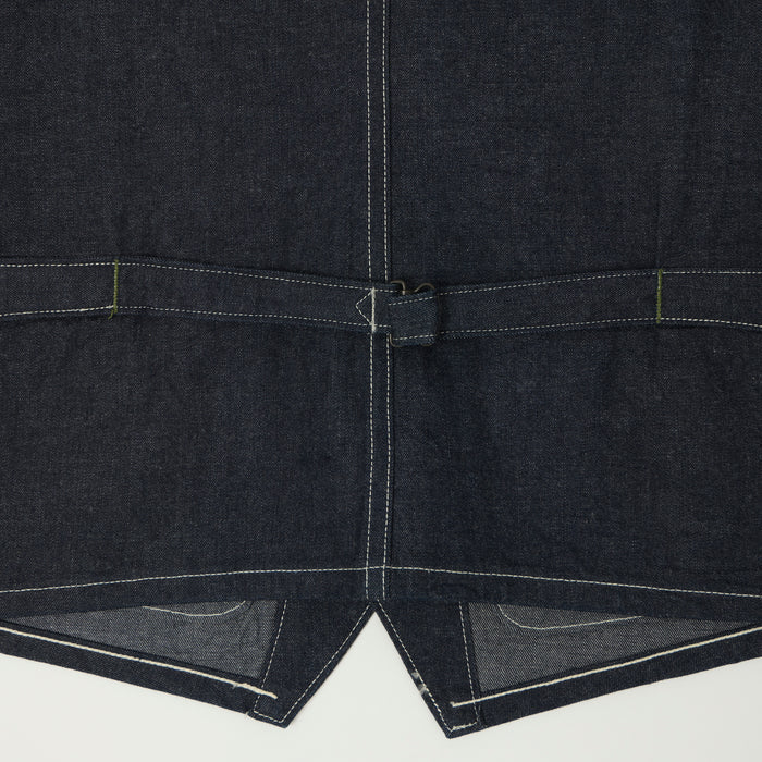 Sugar Cane 11oz Denim Work Vest - One Wash