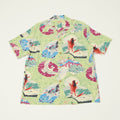 Sun Surf 'Koi' Short Sleeve Hawaiian Shirt - Green