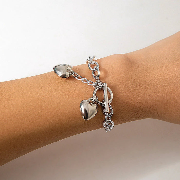 02 Bracelet White K2326 / Alloy