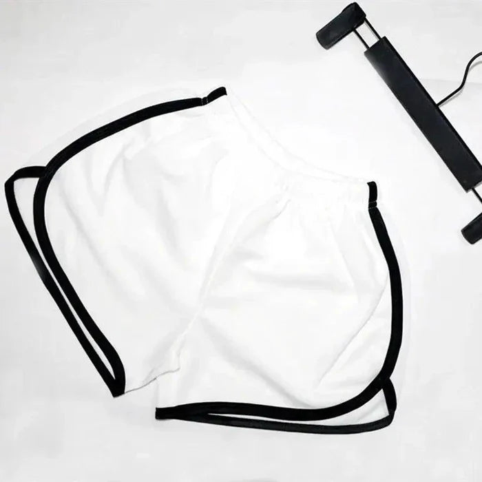 Mandotos women's thin summer elastic shorts with quick-drying, loose fit, and anti-external wear features, ideal for warm weather.