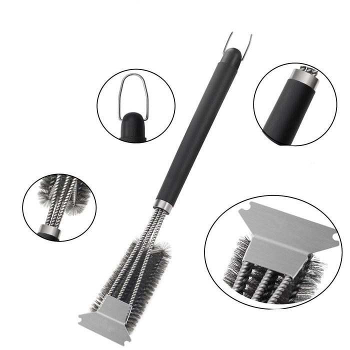 Three-headed Oven Grill Cleaning Brush