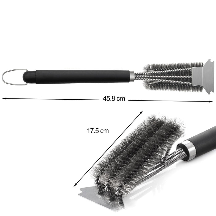 Three-headed Oven Grill Cleaning Brush