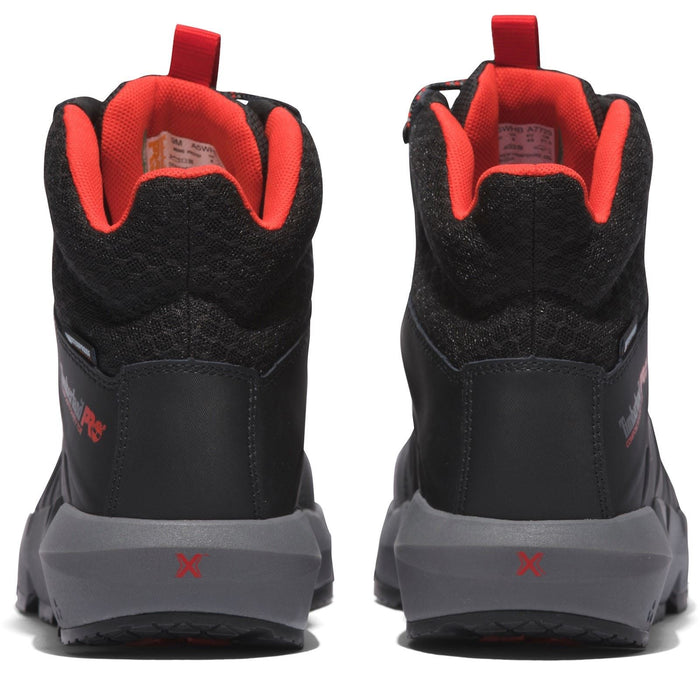 Timberland Pro Morphix 6" Leather Black/Red Safety Boots