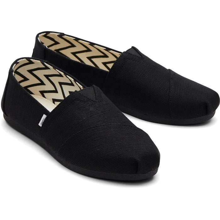 TOMS Alpargata Classic Cotton Women's Black Espadrilles