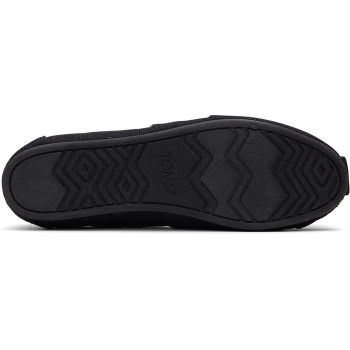 TOMS Alpargata Classic Cotton Women's Black Espadrilles