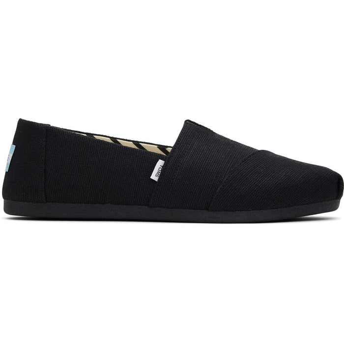 TOMS Alpargata Classic Cotton Women's Black Espadrilles