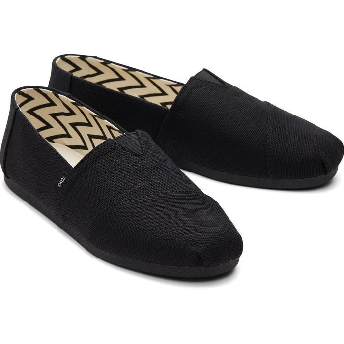 TOMS Alpargata Cotton Women's Black Sandals