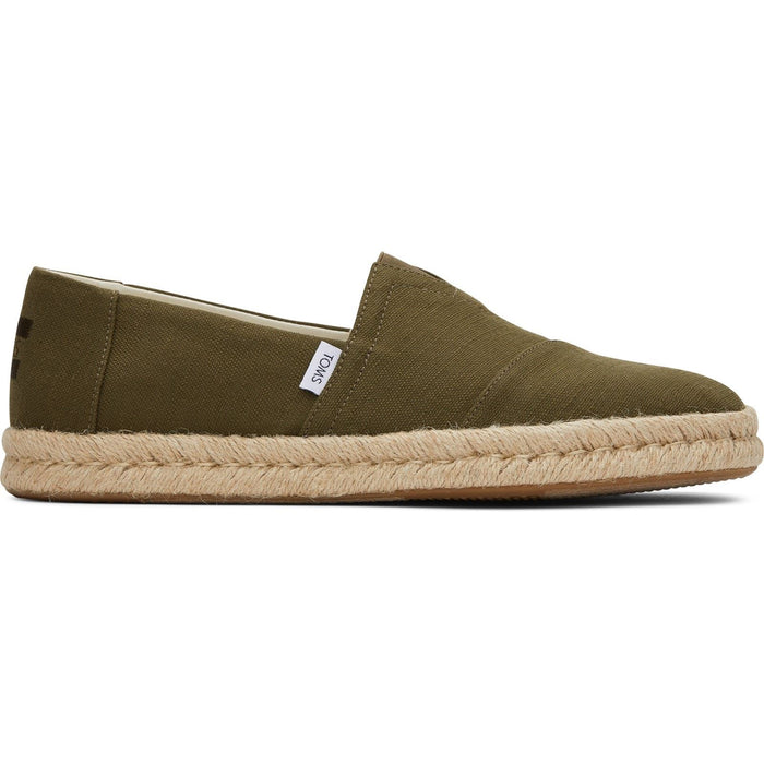 TOMS Alpargata Rope 2.0 Shoe Cotton Men's Olive Espadrilles