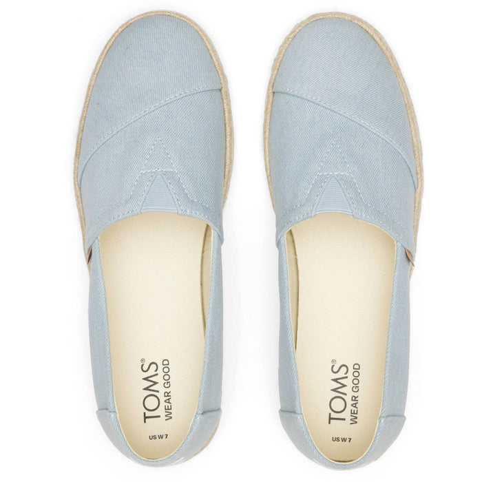 TOMS Alpargata Rope 2.0 Textile Women's Light Blue Espadrilles