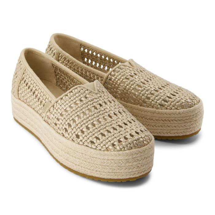 TOMS Valencia Textile Women's Champagne Espadrilles