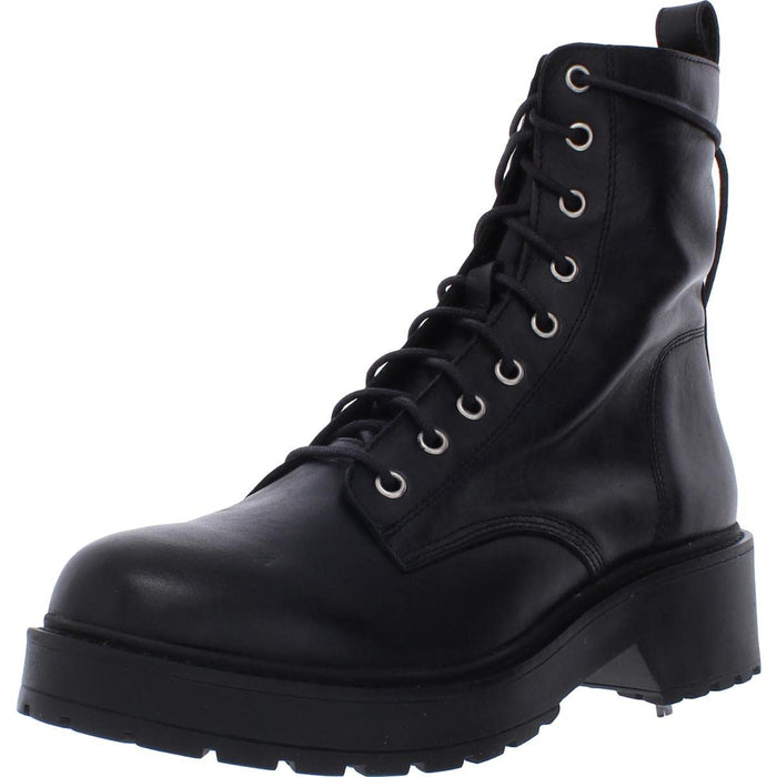 Mandotos International Tornado Femme Combat Boot with sturdy black leather upper and rugged lace-up design.